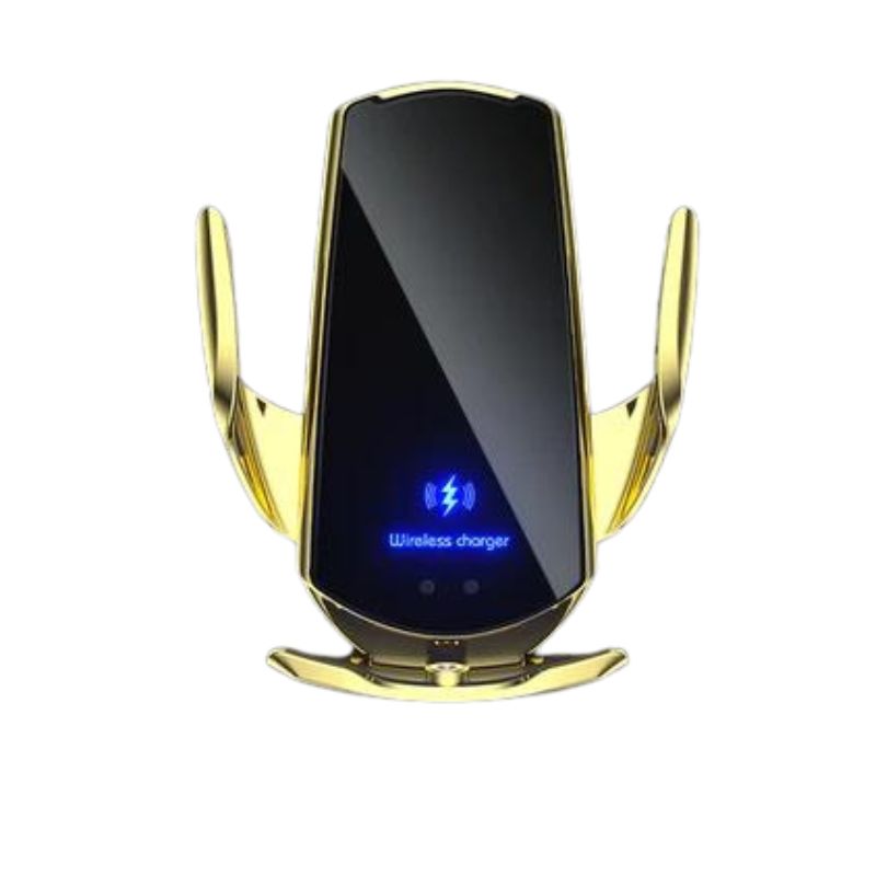 100W Wireless Car Charger with Auto Holder for iPhone and Android - Infrared Induction